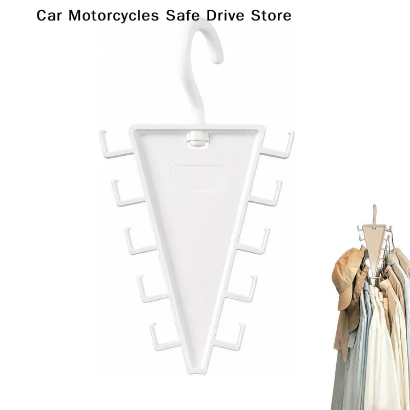 【CM】V-Shape Multi Hook Closet Hanger Organizer 12 Hooks Space Saving Wardrobe Clothes Hanger For Storage Efficiency