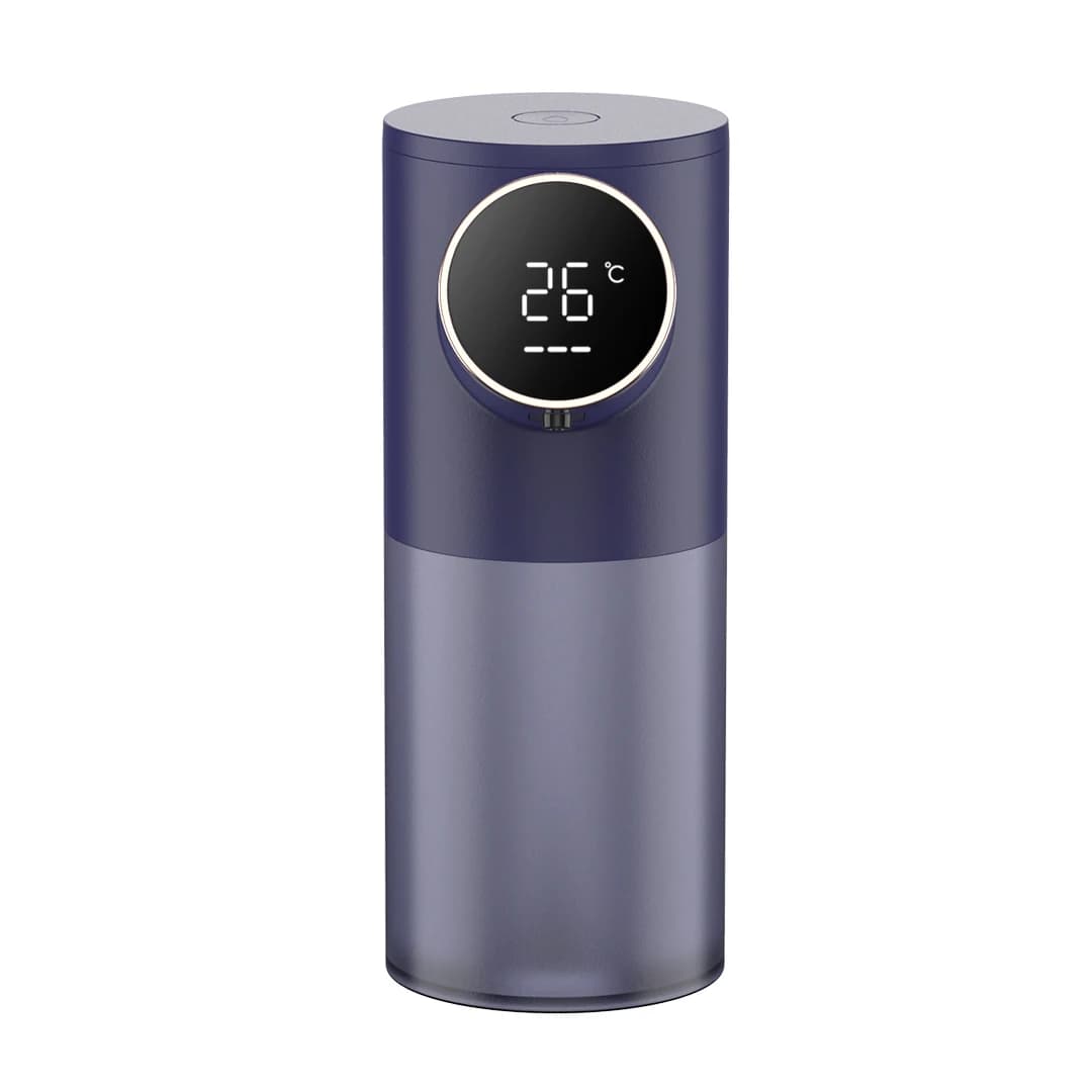 Il miglior dispenser automatico di sapone e disinfettante per le mani, lavatrice ricaricabile da 320 ml con temperatura ambiente e display della batteria