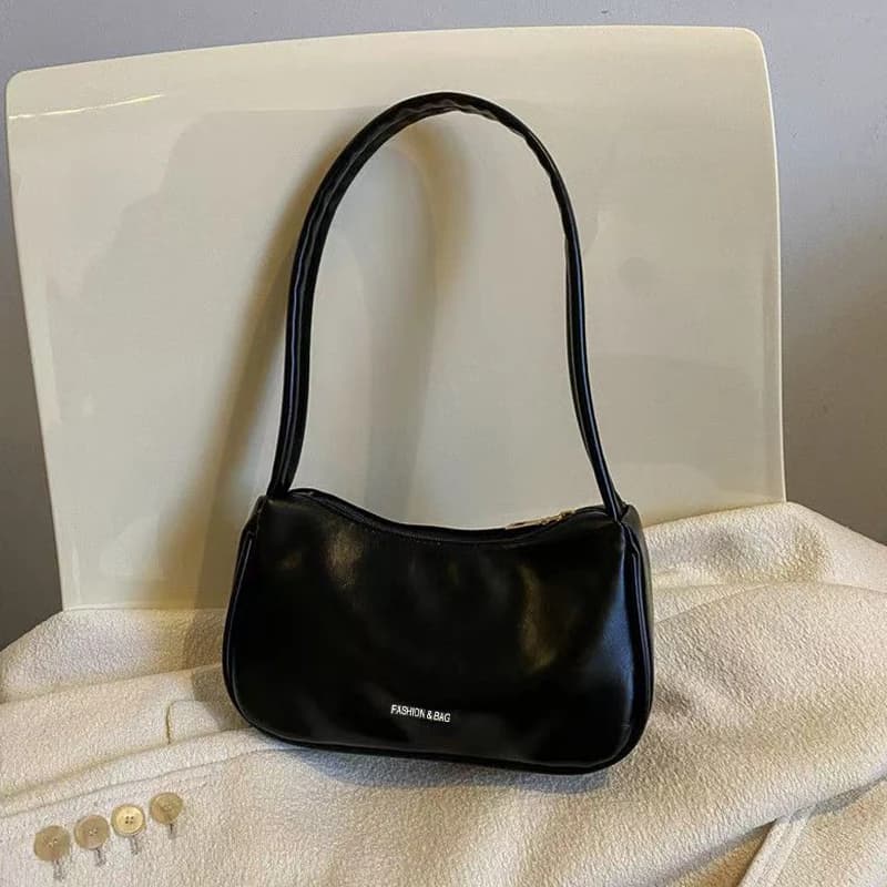 Borsa a Spalla Hobo in Morbida Pelle per Uso Quotidiano, Semplice Borsa Sottobraccia per Donne, Ideale per Lavoro, Weekend e Stile Urbano