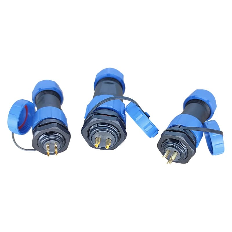 IP68 Waterproof Aviation Connector XL13-XL28 Threaded Welded Panel Mount Male Female Plug Socket 2 3 4 5 6 7 8 9 10 11 12 Pin