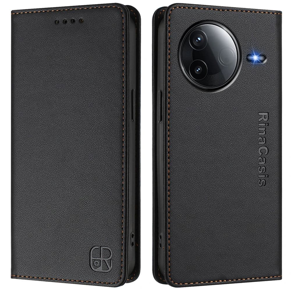 Custodia a Portafoglio in Pelle RFID per Xiaomi Poco X8 Pro Max 5G, Cover Magnetica per Poco F8 Ultra X8 M8 M7 X7 F7 Pro F7 X7 M8