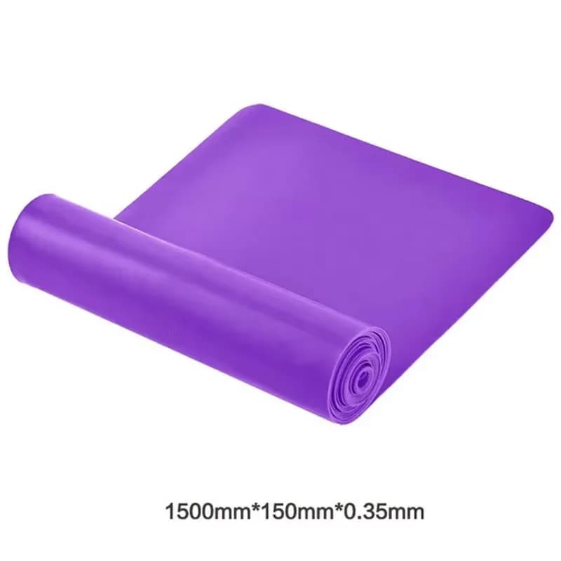 Bande di Resistenza per Yoga e Pilates, Elastici per Allenamento Fitness, Accessori per Yoga in Lattice Naturale