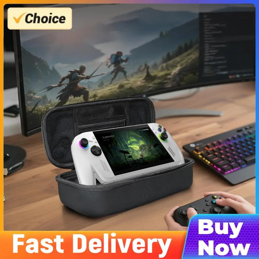 Custodia Protettiva Rigida Impermeabile per Console di Gioco ROG XBOX Ally, Borsa Protettiva per Console, Accessori per Gaming