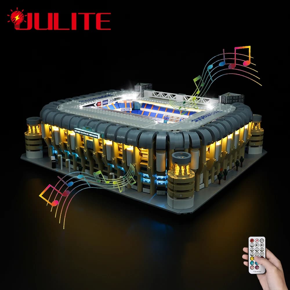 Kit luce LED per Creator 10299 Real Madrid Santiago Bernabeu Stadium Street View Set di illuminazione non incluso Modello di edificio