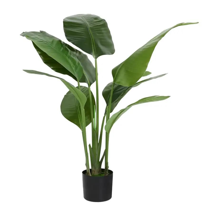 Artificial Bird Plant of Paradise, Finta Palma Tropicale for Interior and Exterior, Plants Finte Perfect for Home, Garden, Office, Store