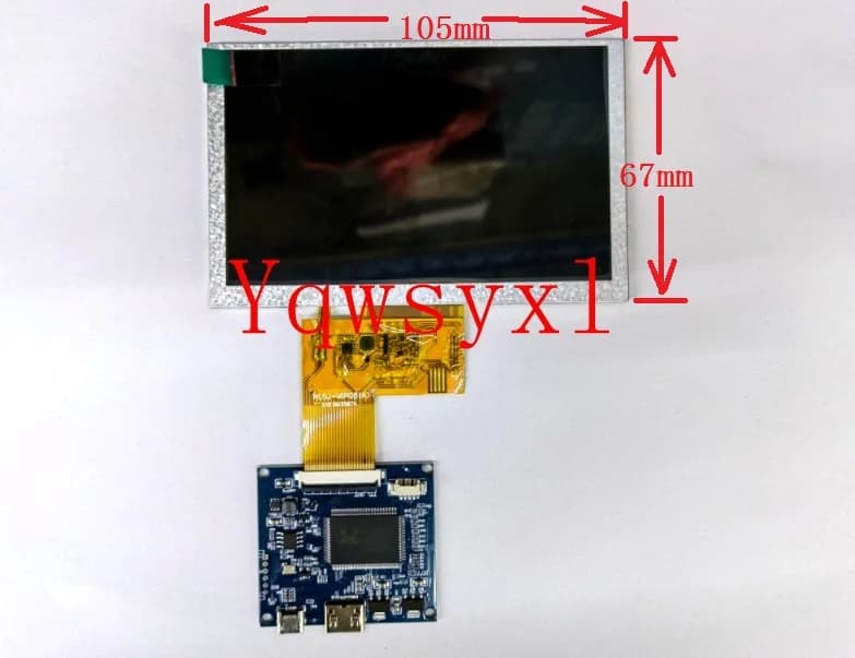 Schermo LCD da 4.3 pollici 800X480 40pin con scheda di controllo Driver Mini compatibile HDMI per Raspberry Pi