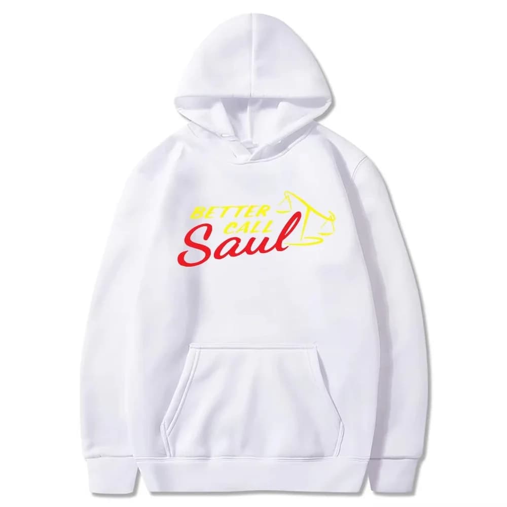 Felpa con cappuccio con logo Breaking Bad della serie TV Better Call Saul Logo Stampa Pullover da uomo Felpa oversize in puro cotone Cappotti streetwear