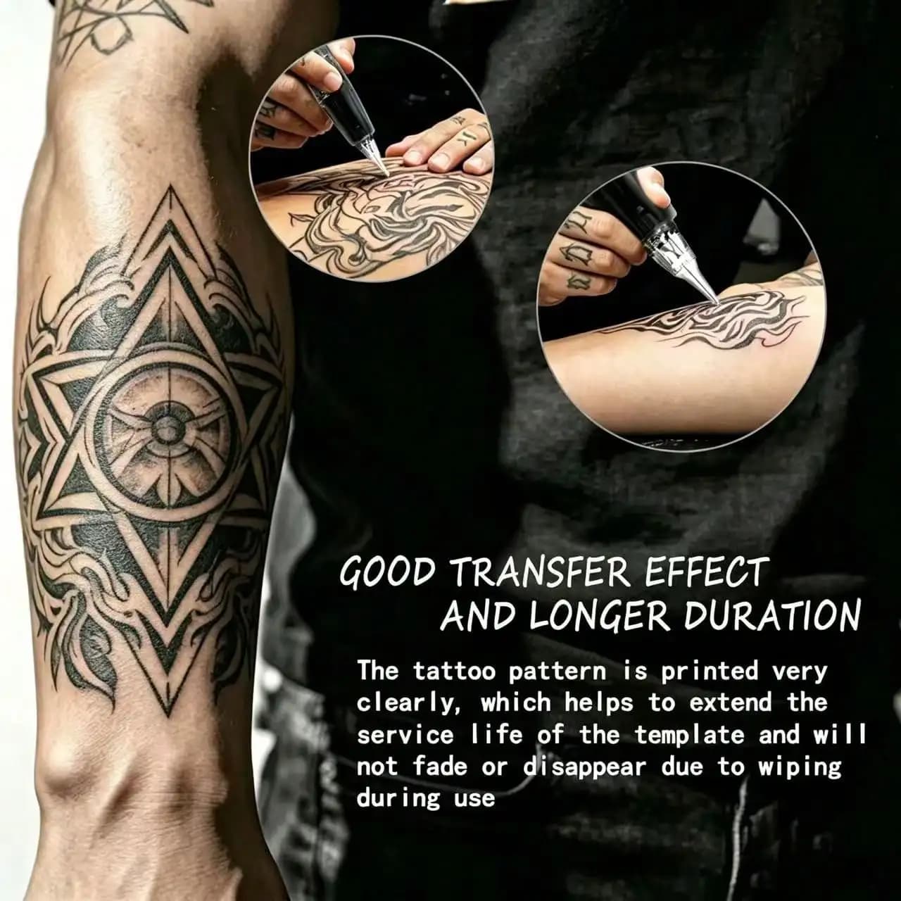 Needle Bee Tattoo Pen Kit, 1100mAh Rechargeable Battery Aluminum Alloy Tattoo Machine, Complete Starter Set With 10 Tattoo Needles, 7 Ink & Practice Skin, Portable Tattoo Tools For Beginners & Professional Tattoo Artists.
