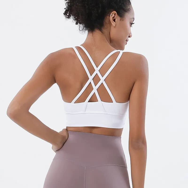 Women's fitness yoga bras Running sports bras Nylon top Women's bra Breathable sexy for women's gym