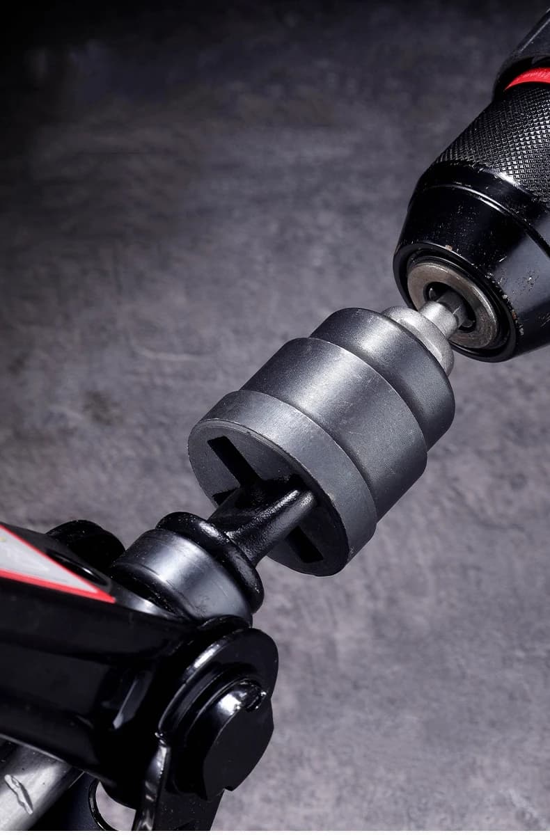 Adattatore Convertitore Presa per Martinetti a Forbice per Auto, Accessorio di Riparazione Resistente alla Ruggine per Utensili Pesanti