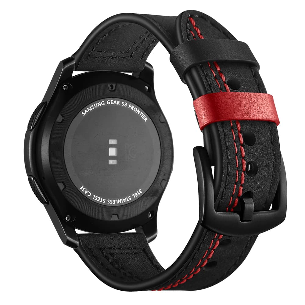 Cinturino per orologio da 22mm per Samsung Galaxy watch 3/46mm/Gear S3 frontier cinturino in pelle amazfit gtr 4/3 pro bracciale huawei watch gt 2/2e
