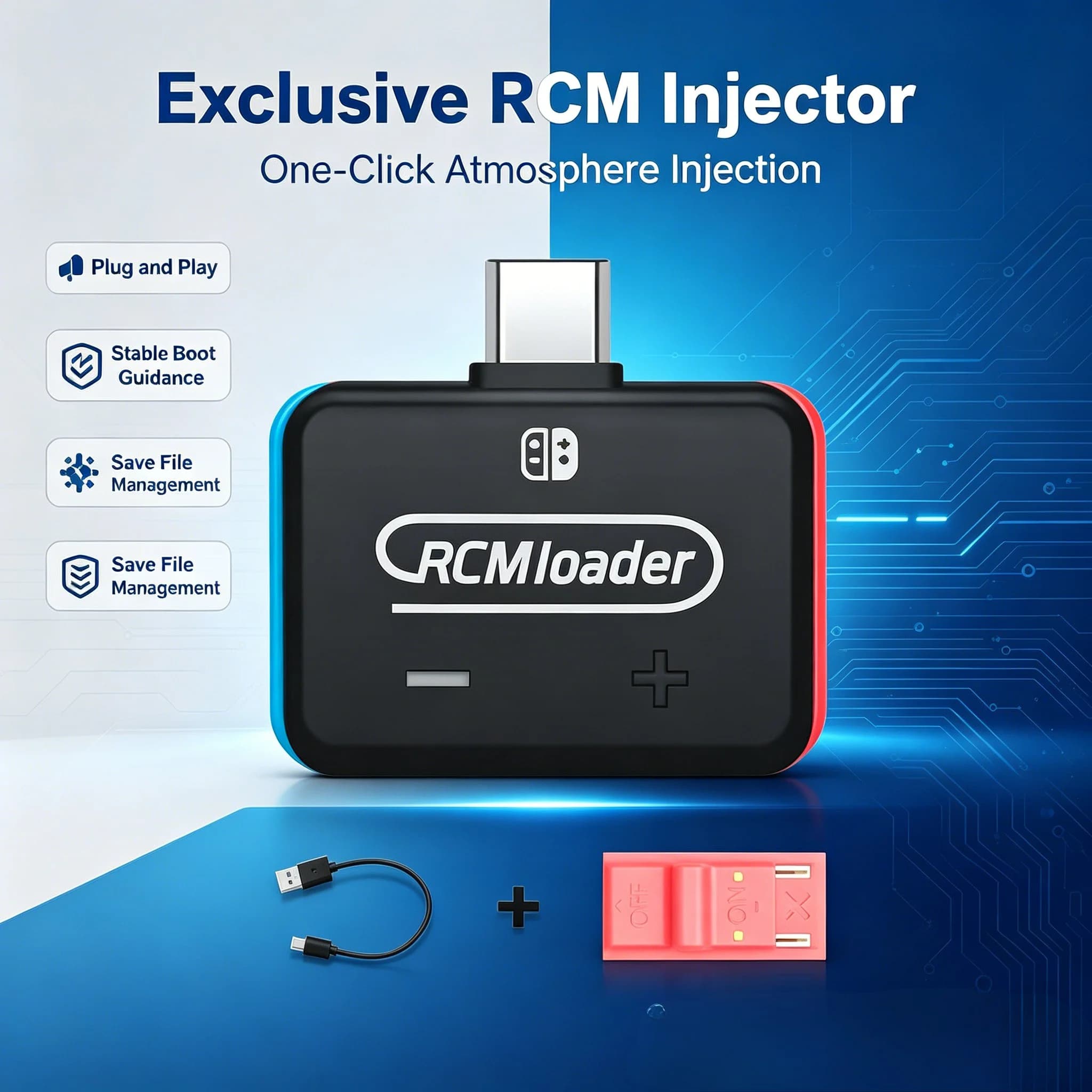 NEW USB Flash Drive Injection Archive PRO Short Circuit Clip RCMloader Payload Injector Kit For Switch NS Series Gaming Mod Tool