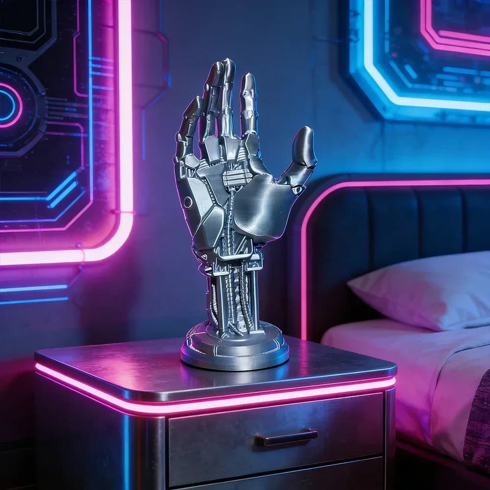 Cyberpunk Mechanical Hand Multifunctional Stand Suitable for Headphones Jewelry Keys and Desktop Decoration Home Decor Ornament