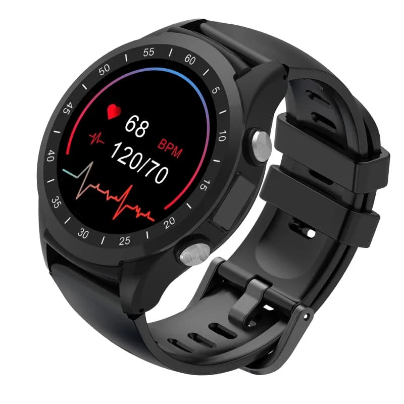 Nuovo pulsante per orologio intelligente EKG per anziani, telecamera per diabete, sistema di posizionamento globale, orologio intelligente per anziani 4g