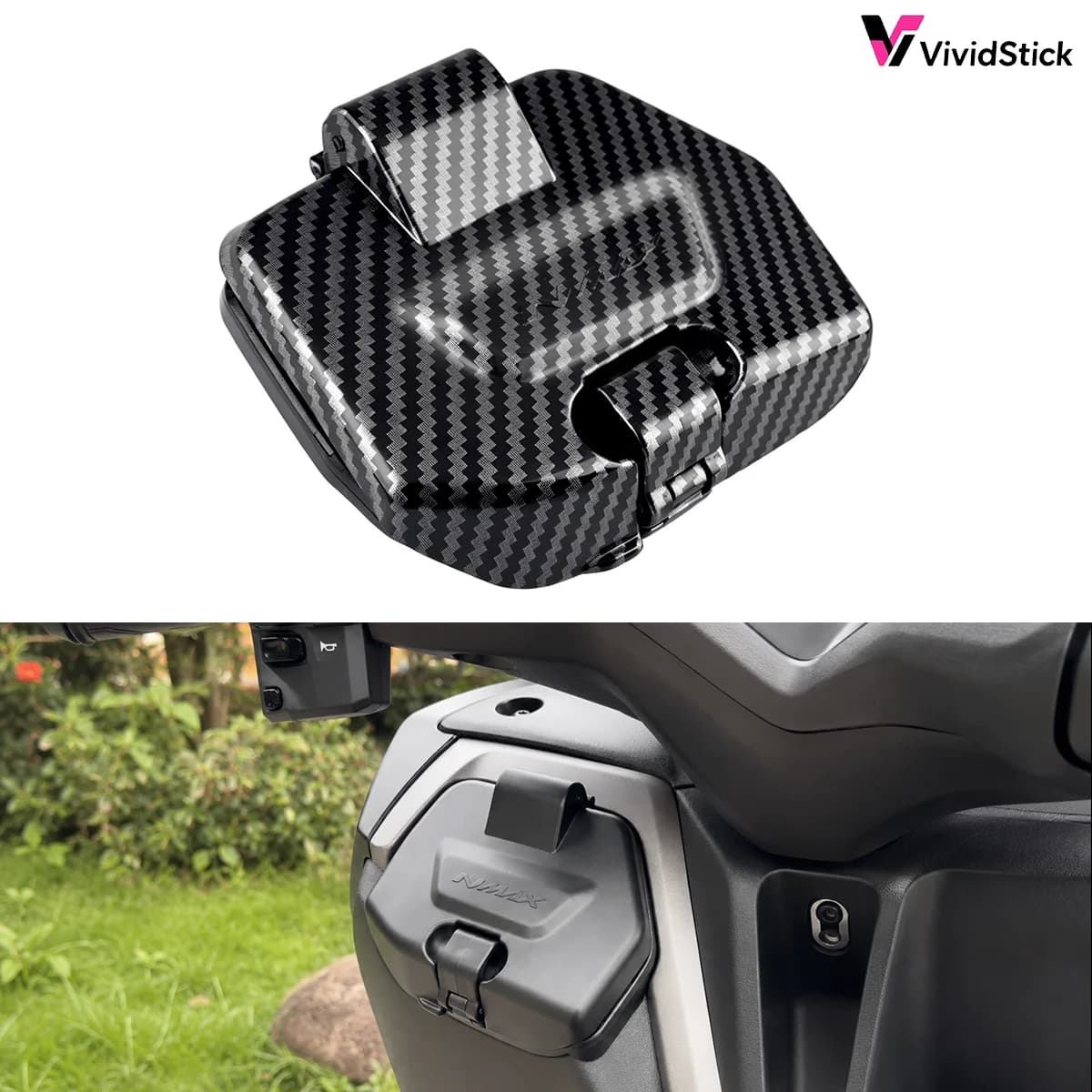 1pc Luggage Hook For Yamaha NMAX 155 125 V3 2025 Accessories Motorcycle ABS Storage Pocket Cover Toolbox Cap Waterproof