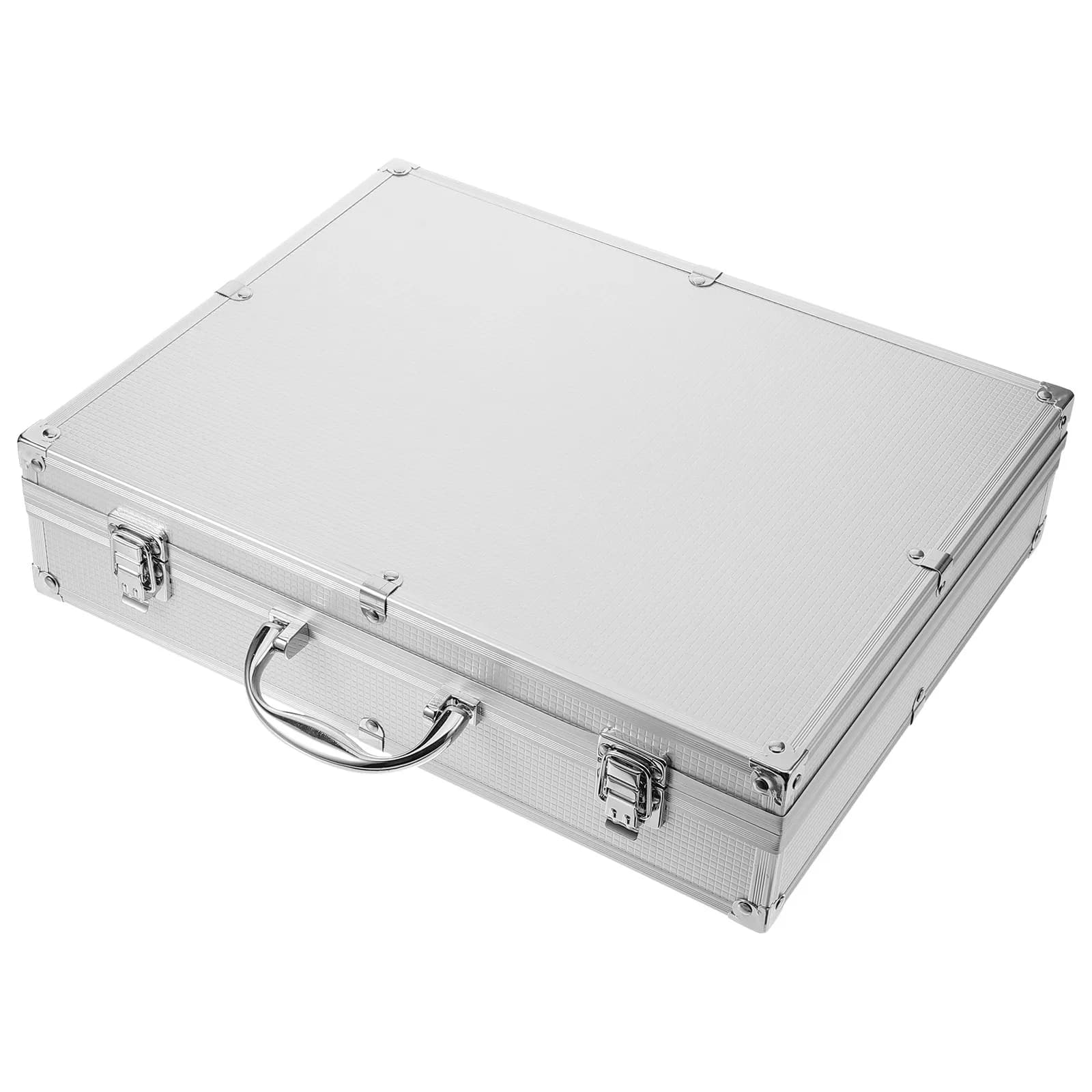 4 custodie rigide per microfono, organizer per microfoni senza fili, antiurto, antipolvere, per cavi, anelli in silicone con maniglia, da viaggio