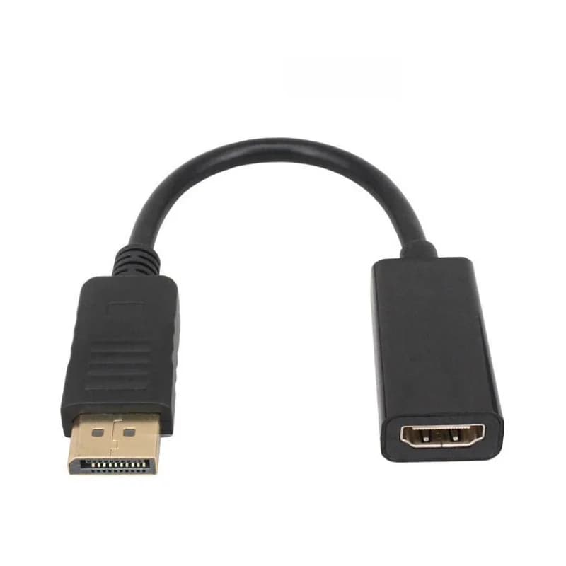 DisplayPort to HDMI Adapter DP Male to HDMI Female Short Cable Video Audio Converter For Monitor Projector Display