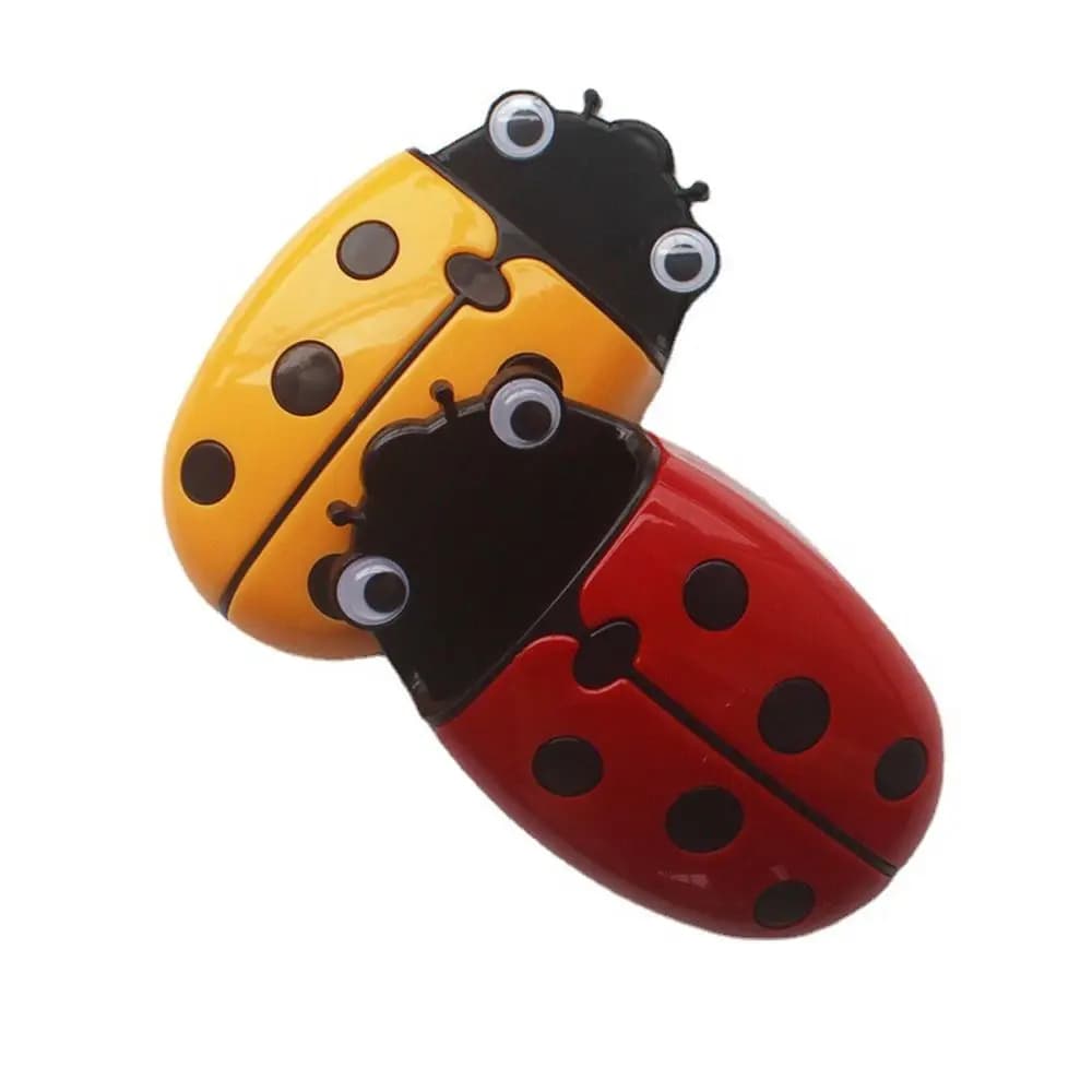 Ladybug Shape Whiteboard Pen Organizer Storage Box Eraser Design Whiteboard Marker Holder Plastic Save Space Magnetic Erase