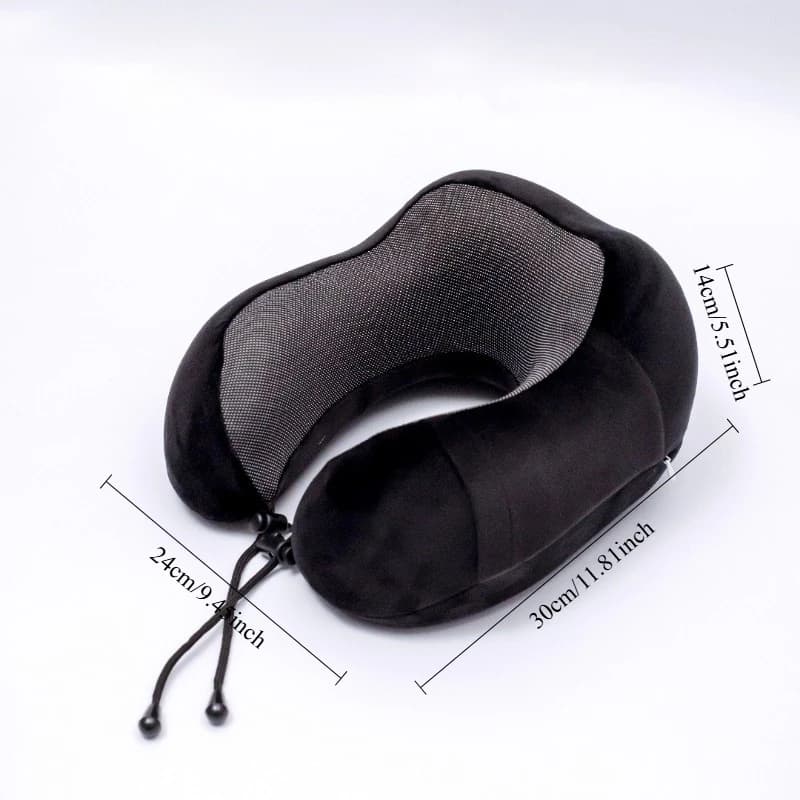 2 cuscini a U Comfort Hump in memory foam per il collo, ideali per riposini e sonni in aereo, auto, ufficio, viaggi, supporto cervicale