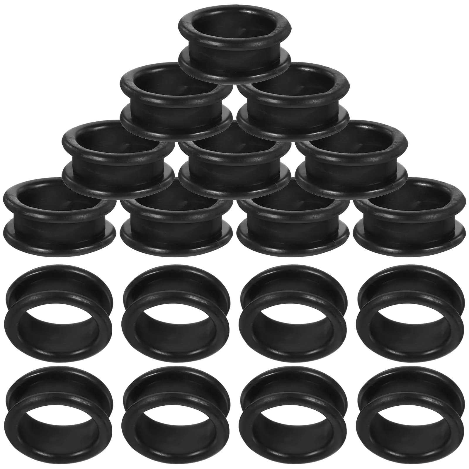 20 Pezzi Anelli in Silicone Antiscivolo per Forbici, Protezione per Mani per Toelettatura Animali e Parrucchieri, Copertura ad Anello per Forbici, Protezione sul Lavoro