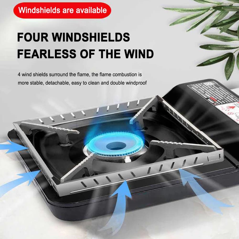 Camping Stove Windscreen Detachable Camping Wind Screen Stainless Steel Furnace Stove Wind Shelter Portable Cooking Accessories