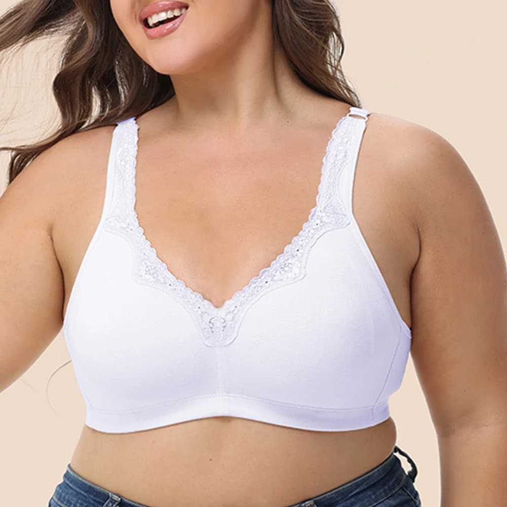 Reggiseni per donna Reggiseni a copertura totale senza fili Supporto Lingerie T-shirt Reggiseno BH Top Plus Size BC DDEFG Cup