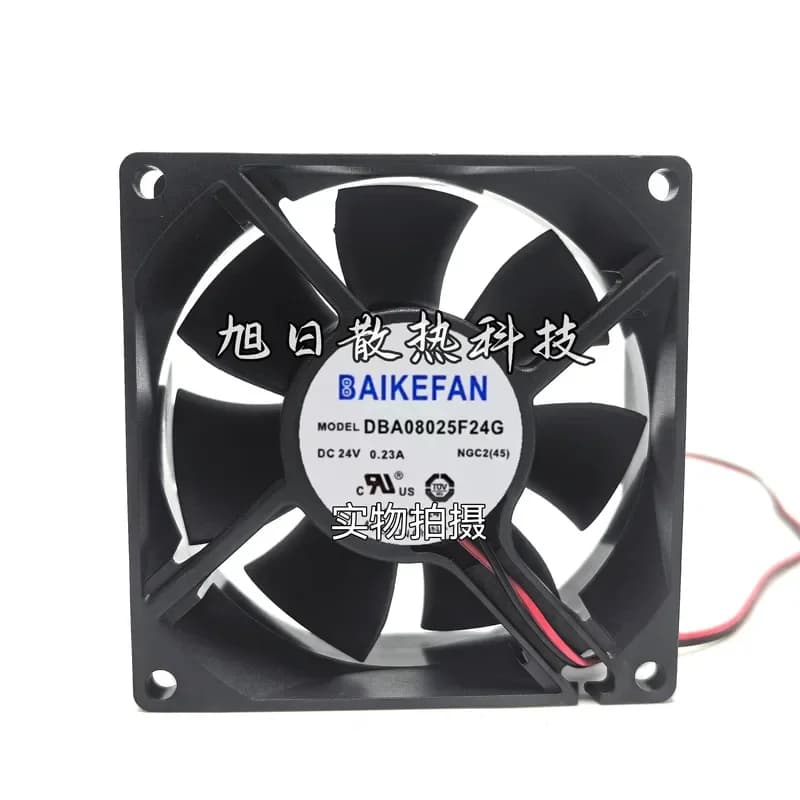 for BAIKEFAN DBA08025F24G DC24V 0.23A 8CM Inverter Cooling Fan New