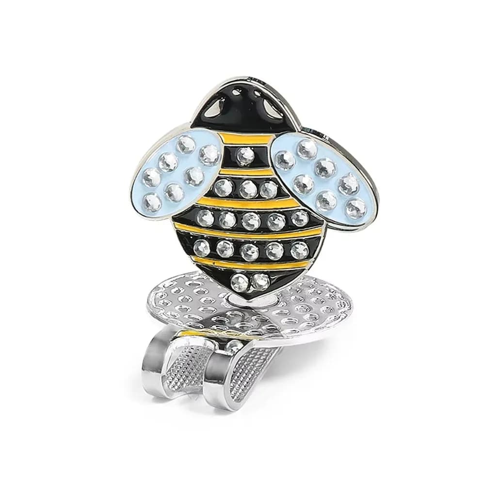 Clip per Cappello da Golf a Forma di Farfalla, Segnaposto Magnetico Durevole in Metallo per Palline da Golf, per Appassionati di Golf