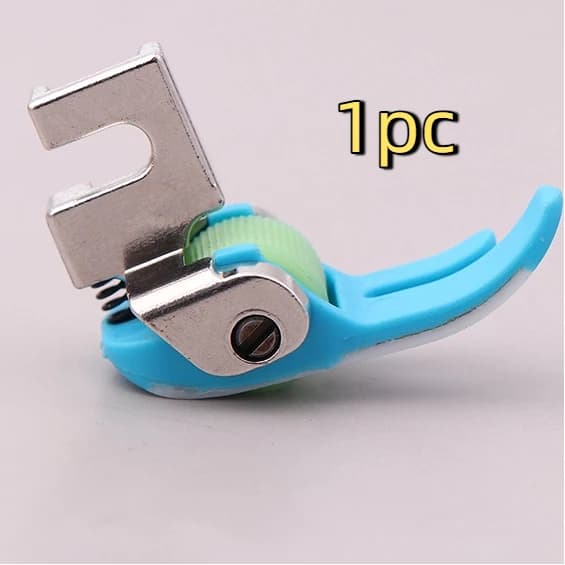 1Pc Fondo antiaderente Rullo di Plastica Piedino Punto Dritto Per Uso Domestico/Domestico Vecchio Pedale Macchina Da Cucire Piedini Ruota Ingranaggi