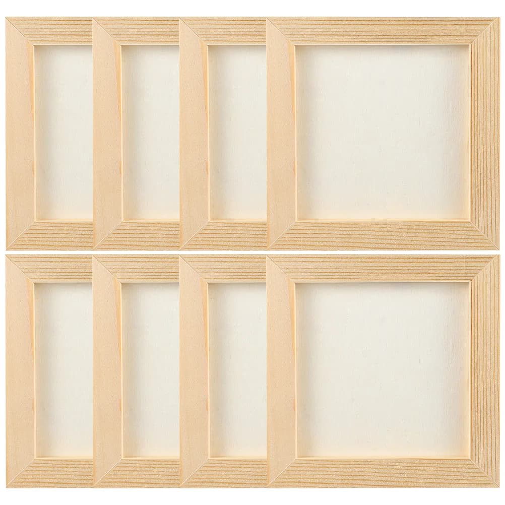 Cornice in argilla foto legno cornici fai da te bambini in bianco in legno per bambini che dipingono