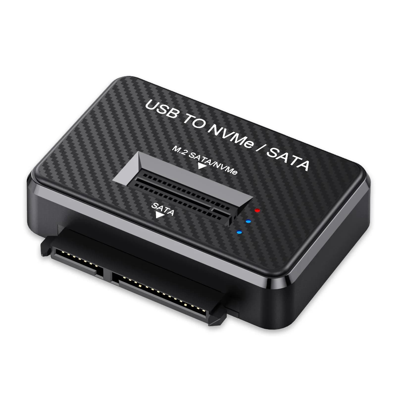 USB To M.2 NVMe SATA SSD Reader/Card Reader M.2 to USB C 3.1 Read/Write Adapter For M2 SSD M Key and B+M Key Hard Drives