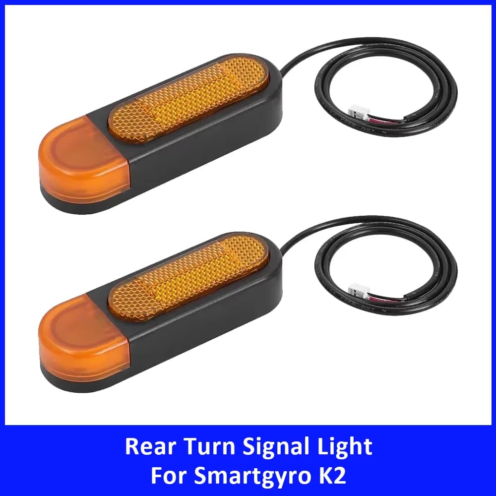 Lampada fanale posteriore a LED con indicatore di direzione posteriore sinistra destra 1 paio con cinturino riflettente per accessori scooter elettrico Smartgyro K2