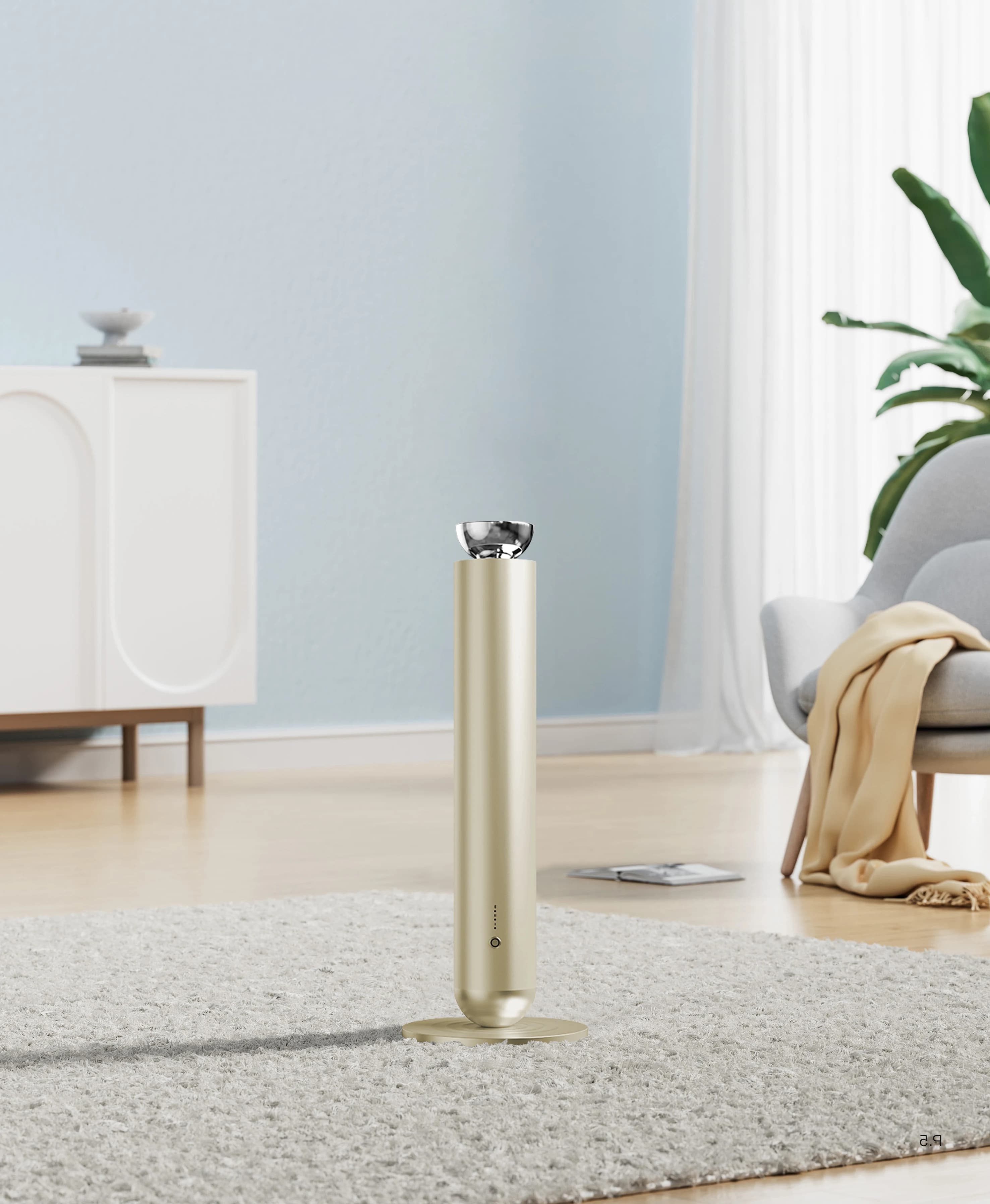Diffusore di Aromi in Lega di Alluminio, Alimentato a Batteria, Luce Ambientale e Timer, Uso Domestico, Garanzia di 1 Anno