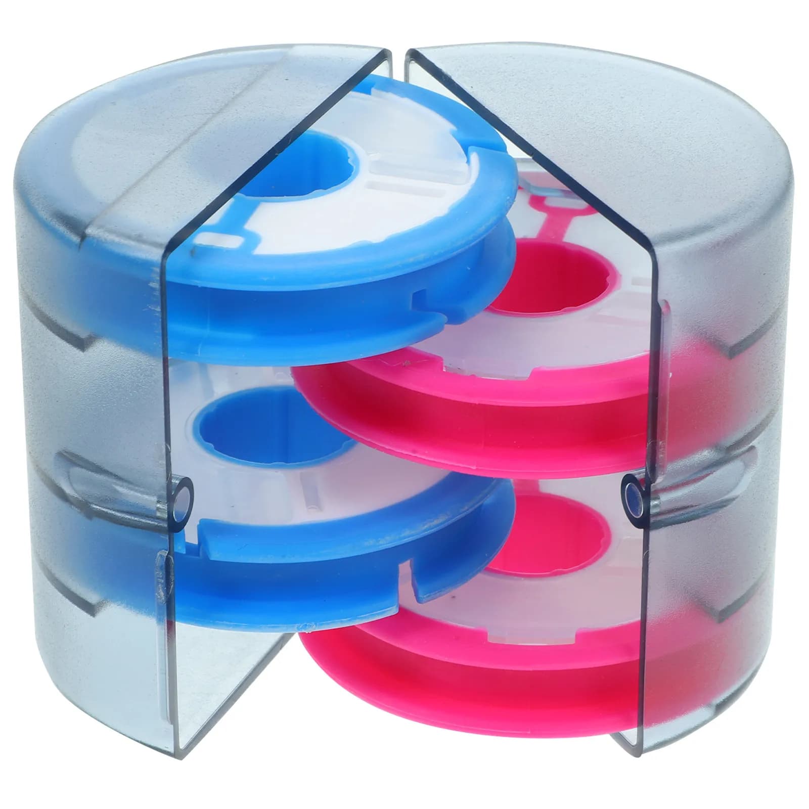 Set di Bobine per Lenza da Pesca Premium, Bobine Leggere e Resistenti agli Urti per Conservazione della Lenza, Scatola Portatile per Attrezzatura da Pesca