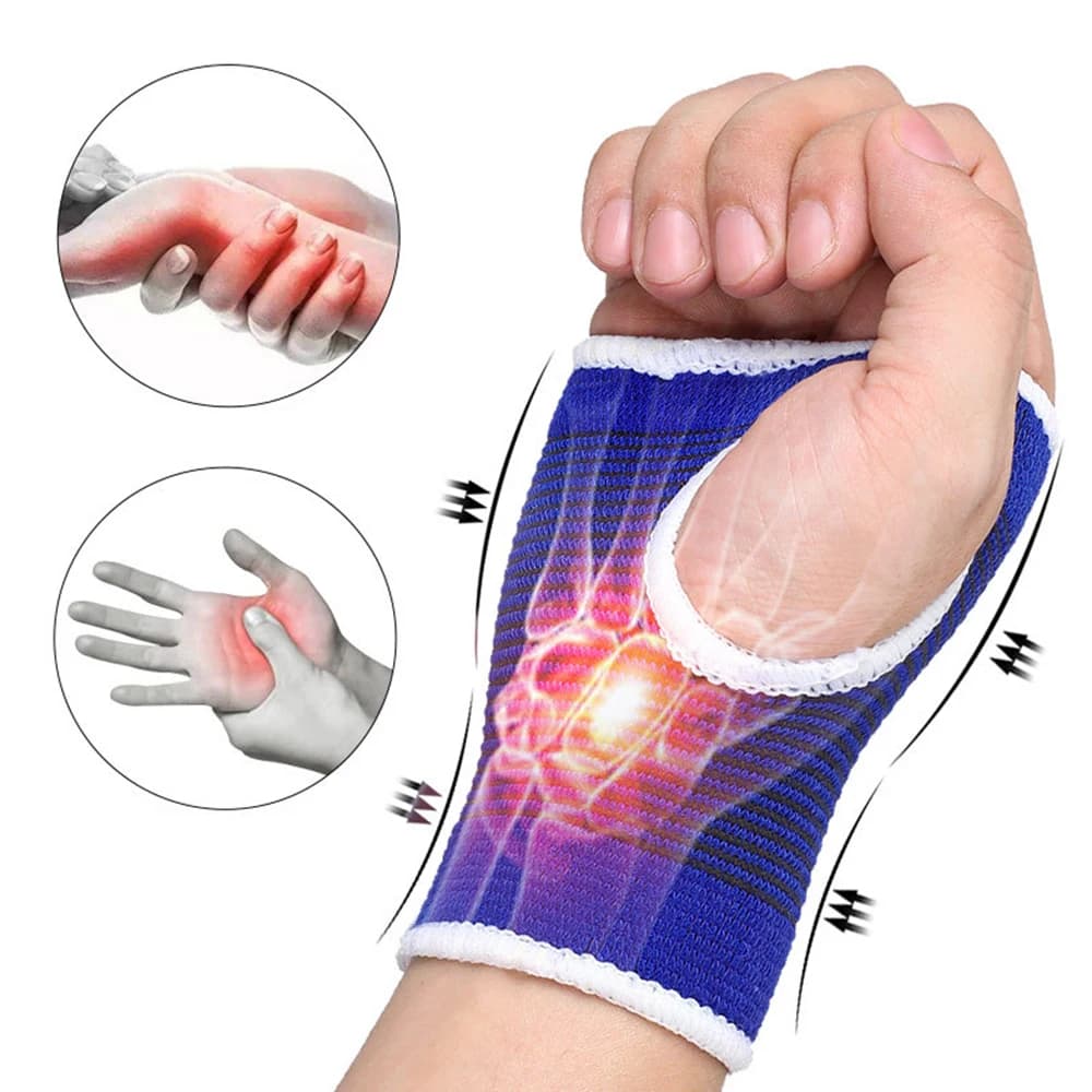 1 pair of fitness gym gloves, elastic training, exercise wrist band, exercise glove, wrist support, hand brace, gym palm protection