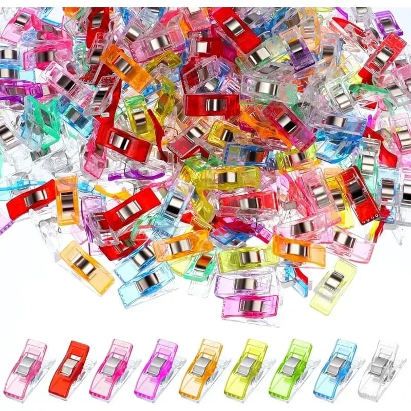 Color Assorted Multipurpose Sewing Clip, Pack of 10, Small