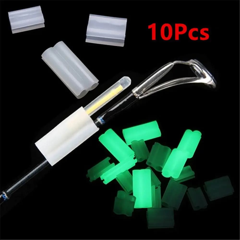 Pratico Bastoncino Luminoso per Pesca con Clip, Accessorio per Galleggiante, Porta Canna da Pesca, Alimentatore per Canna da Pesca