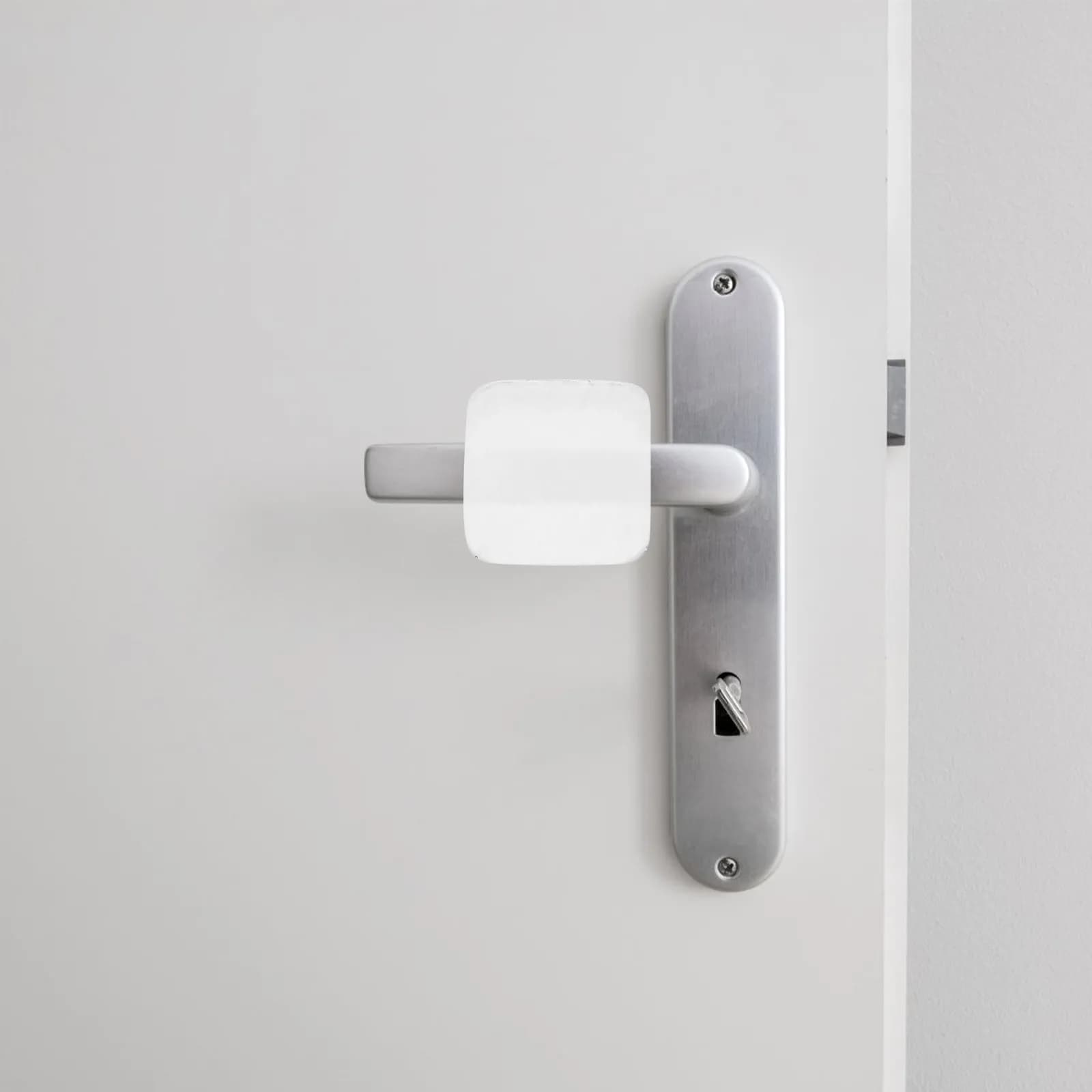 6 Pezzi Protezioni Adesive Trasparenti per Porte, Paracolpi Quadrati Trasparenti per Maniglie, Pareti, Camper, Frigoriferi e Armadietti