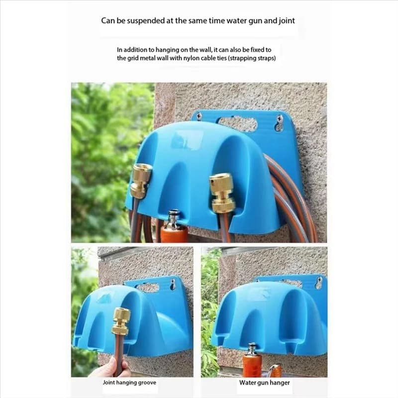 AA01- Garden Winding Fan Garden Equipment Universal Flexible Hose Hook for Home Use Light Storage