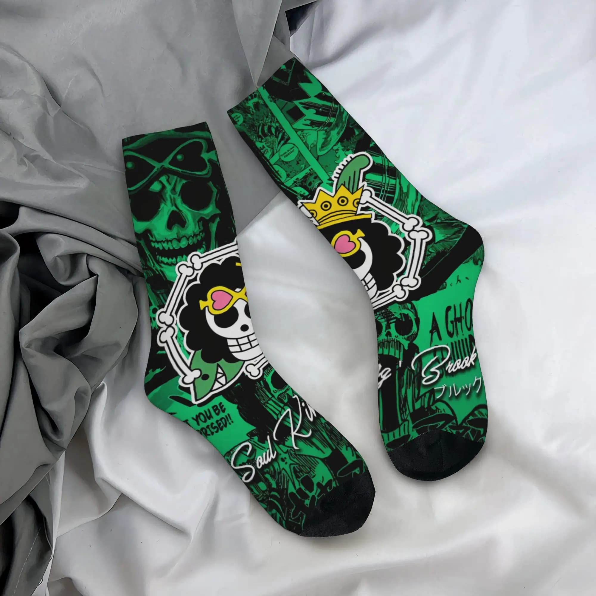 Calzini Casual da Uomo alla Moda, Calze Monopezzo in Poliestere per Skateboard, Calzini da Donna per Primavera, Estate, Autunno e Inverno