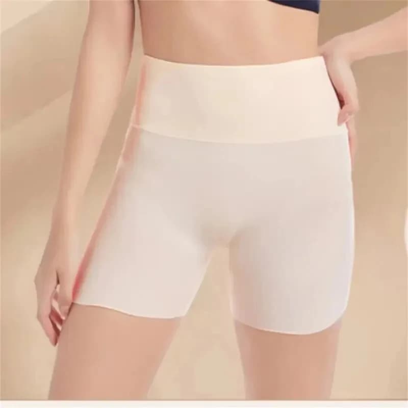 1/2/3/4pcs High Waist Panties Safety Short Pants Anti Exposure Underwear Corset Pants M L XL Black Skin Ice Silk Traceless Women