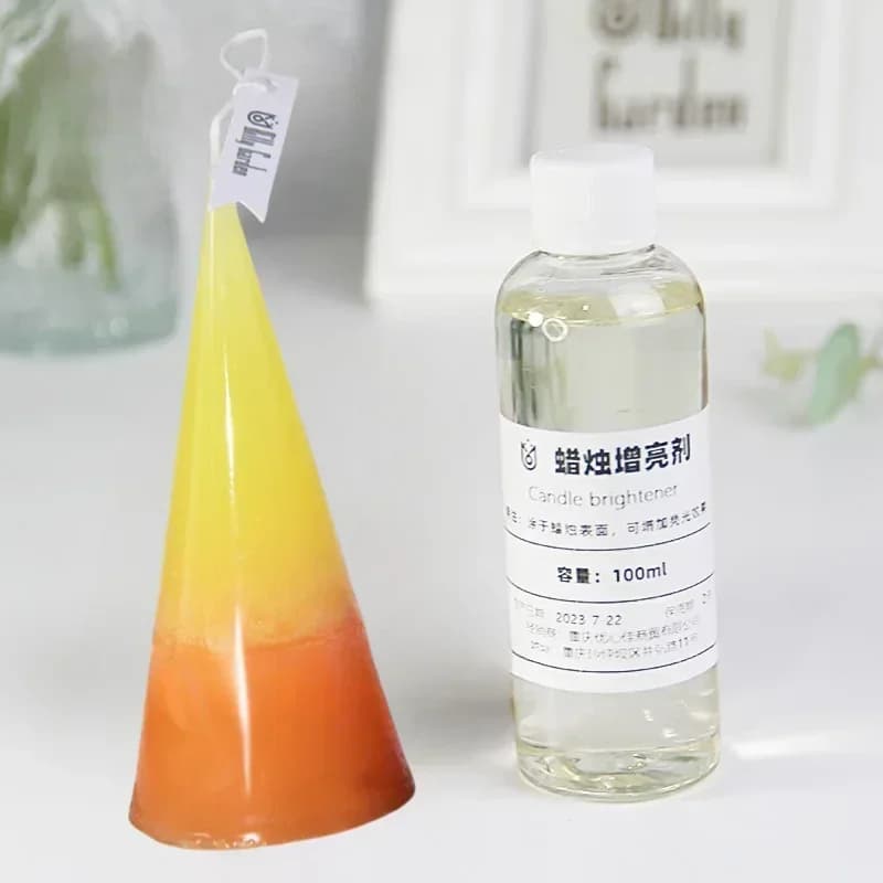 100 ml/bottiglia di superficie di candela profumata olio leggero brillante non ignifugo modellazione fai da te candela/foglio di cera olio leggero a specchio