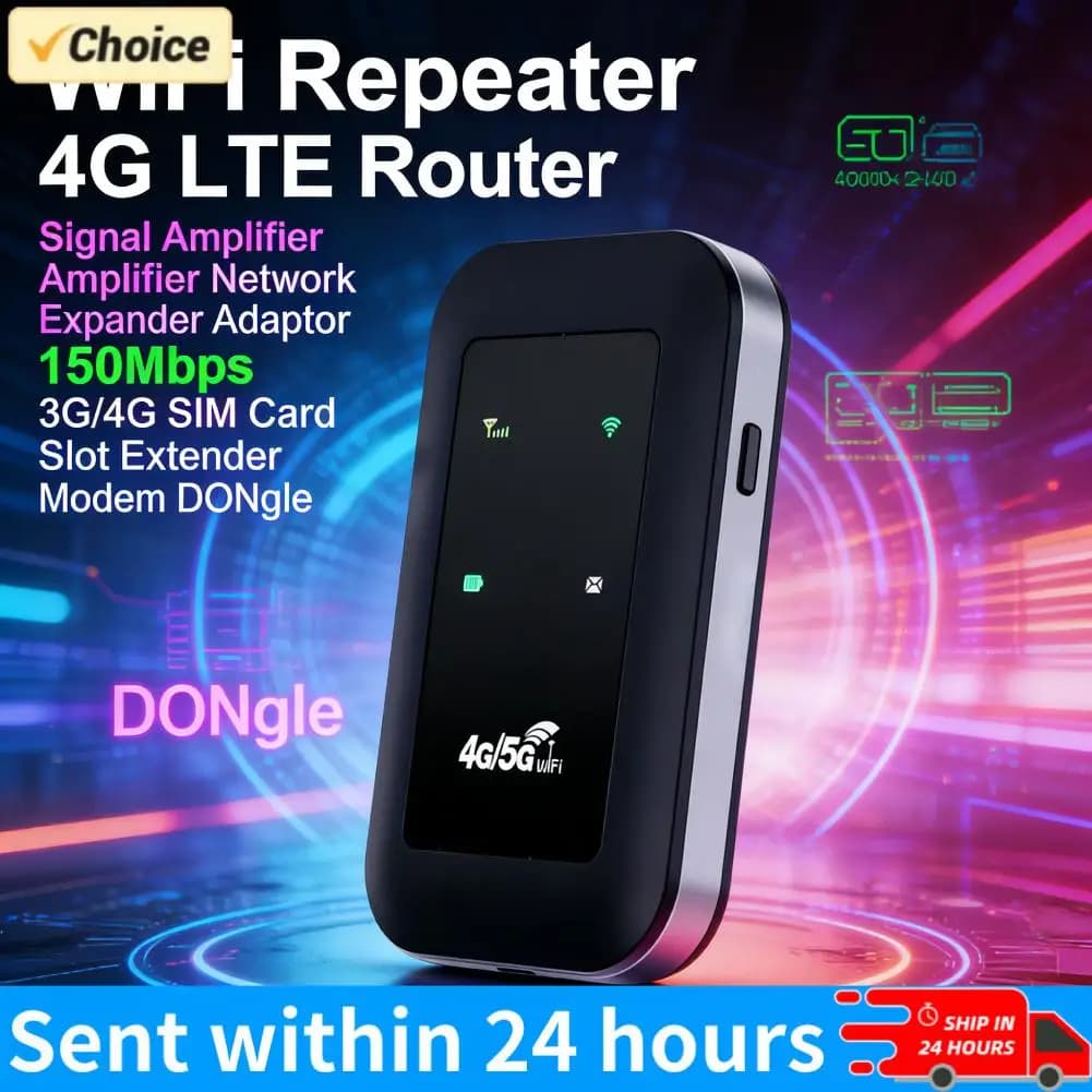 H806 Ripetitore WiFi Router 4G LTE Amplificatore di Segnale Espansore di Rete Adattatore 150Mbps con Slot per Scheda SIM 4G Extender Modem Dongle