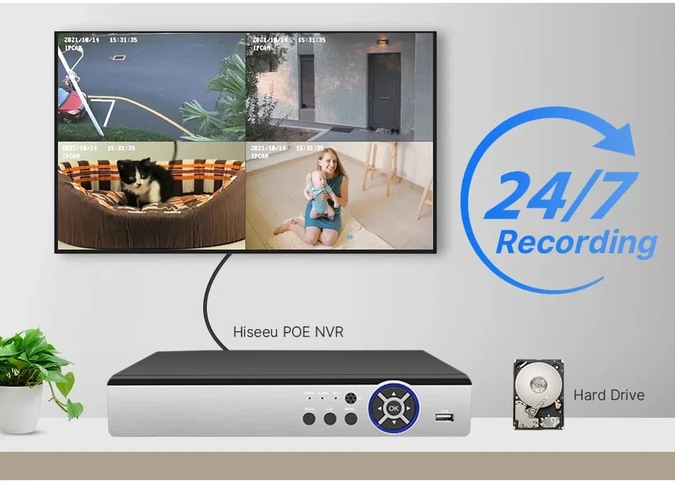 Applicable To POE Kit Security Camera System Ip Camera With High Quality 4K 8MP 8CH 16CH H.265 Reolink 8 Mp Outdoor Ip Security