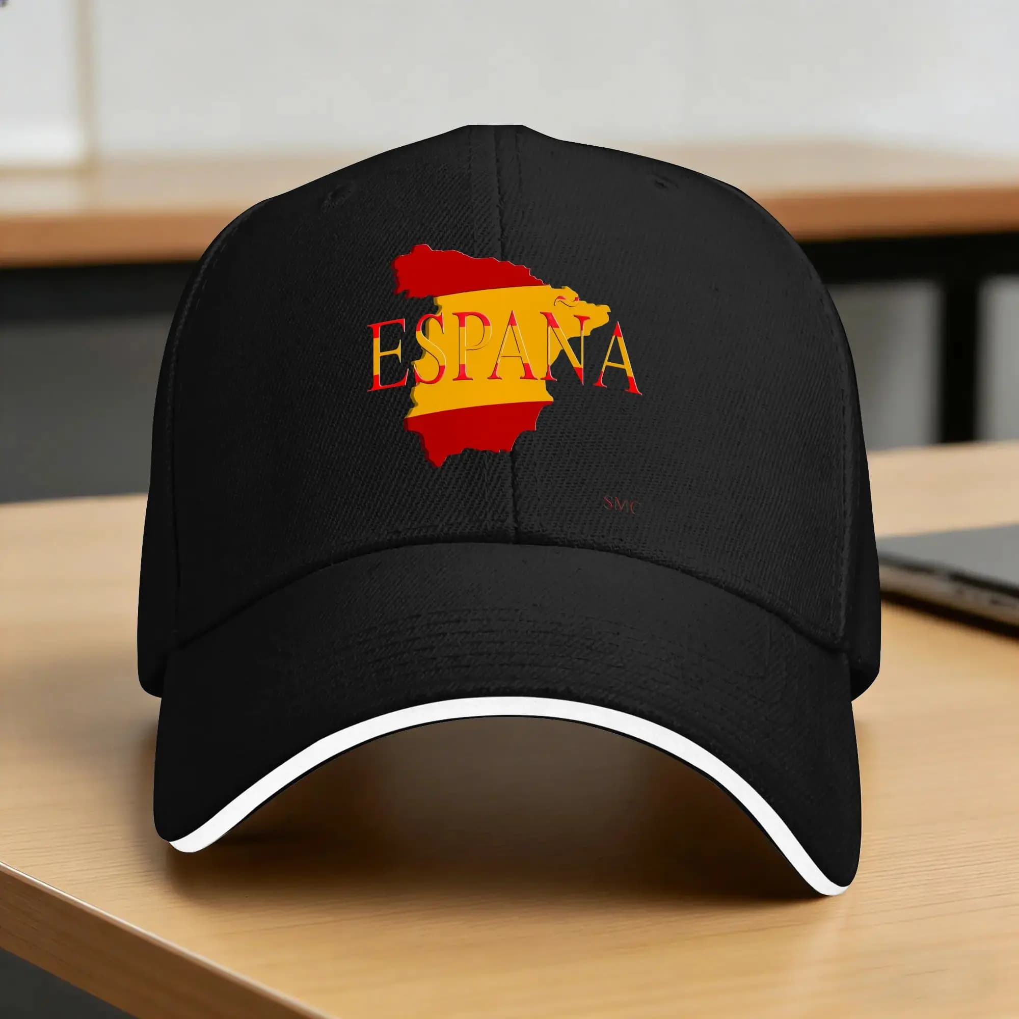 Espana Spain Map Flag Baseball Cap Unisex Men Design Trucker Hat Summer Fitted Retro Hunting Camping Sun Visor Baseball Caps