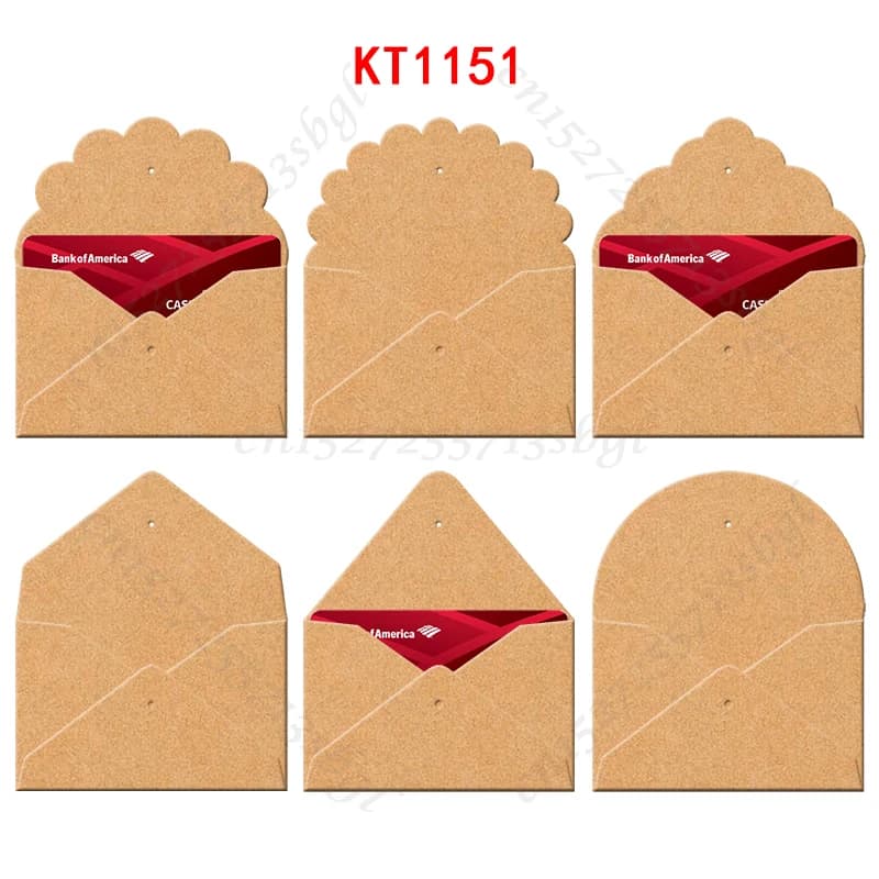 Porta carte, portafoglio, borsa nuove fustelle in legno adatte per macchine per album di stampi comuni sul mercato