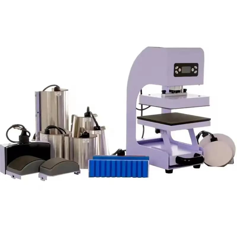 Electric Auto Label Stamping Sublimation Combo Heat Press Machine for T Shirt/Pen/Pillow/Phone Case/Hat/Mug/Tumbler
