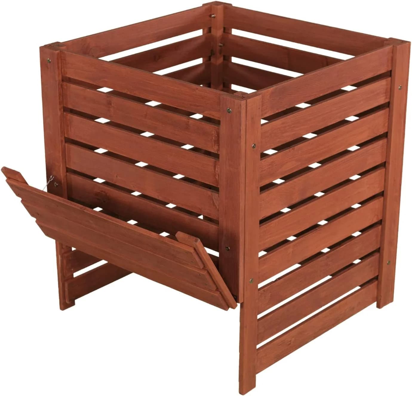 Modern Solid Wood Outdoor Garden Compost Bin with Customizable Color & High Standard Quality