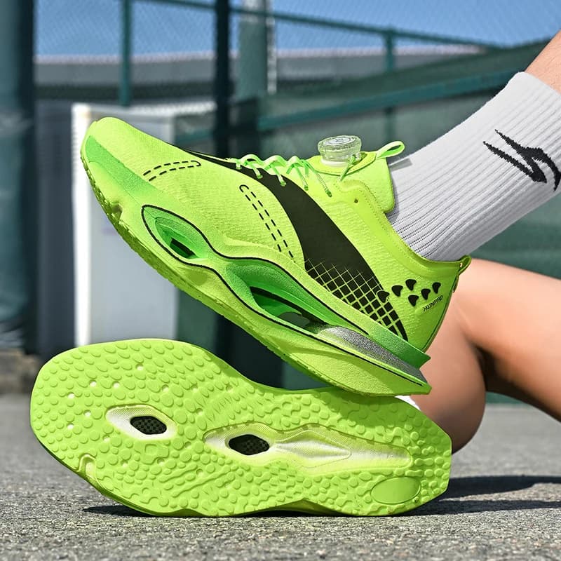 Scarpe sportive resistenti all'usura e ammortizzanti Redtu Horse, scarpe da corsa professionali con piastra in carbonio per giovani, versione uomo