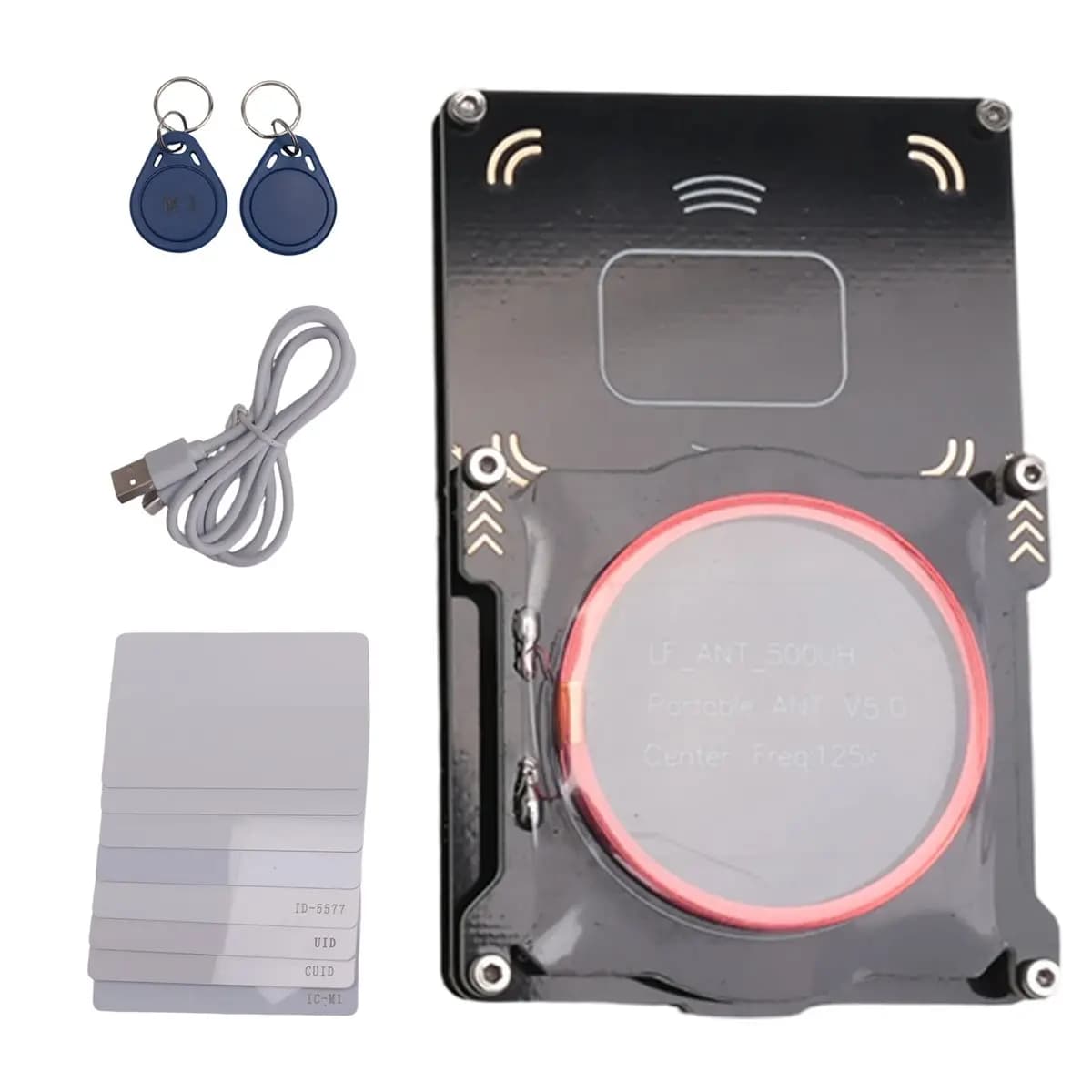 DTDT hot-Upgraded 512k Proxmark3 Easy V3.0 RDV4 Memory ID M1 IC Built-in RFID Card Reader Integrated Antenna Decryptor Decoder